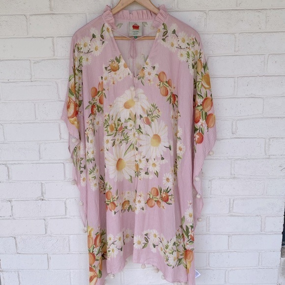 FARM Rio Tangerine Dream Cover Up Dress - Picture 2 of 10